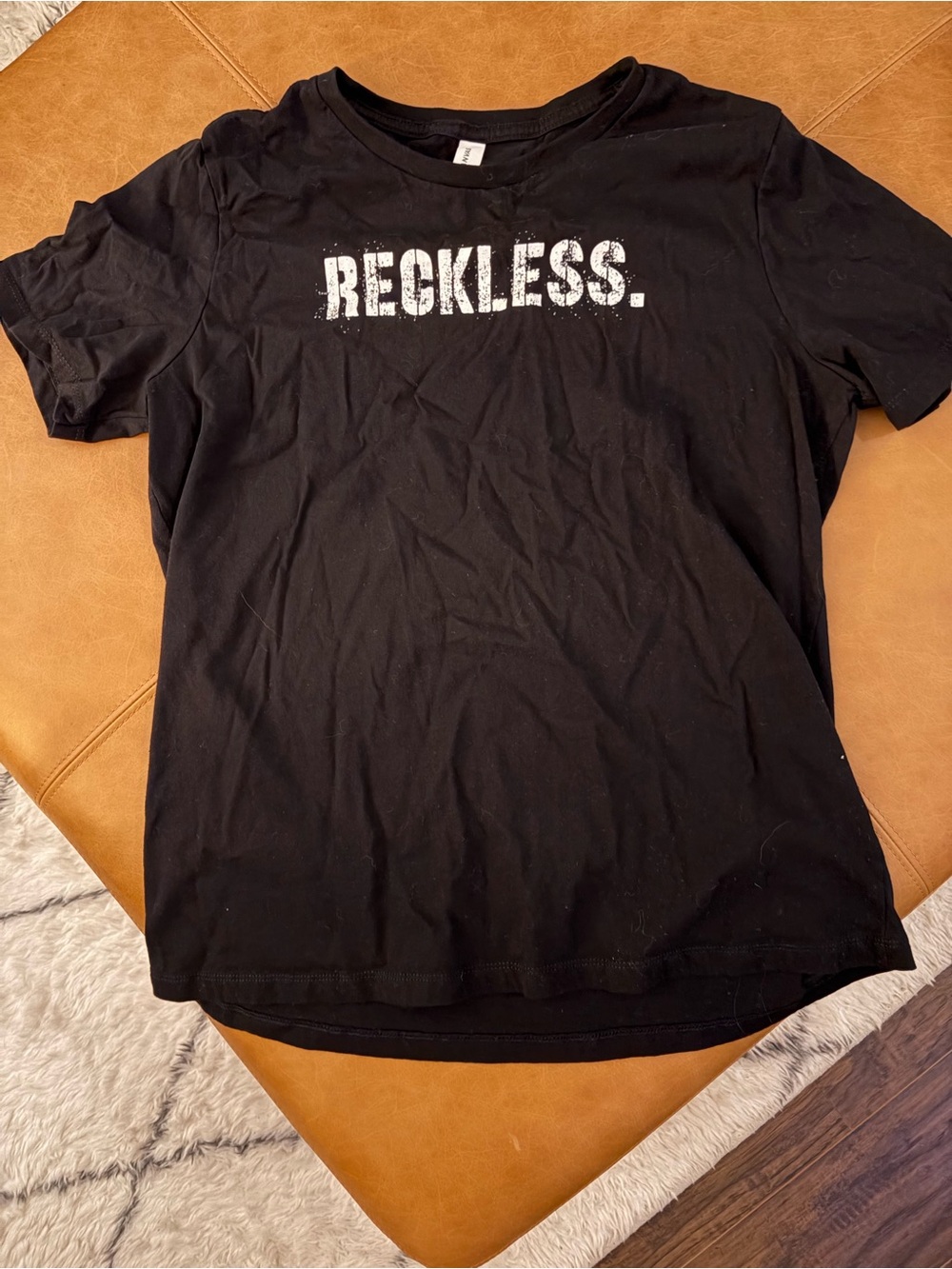 Black Graphic T-shirt “Reckless”
